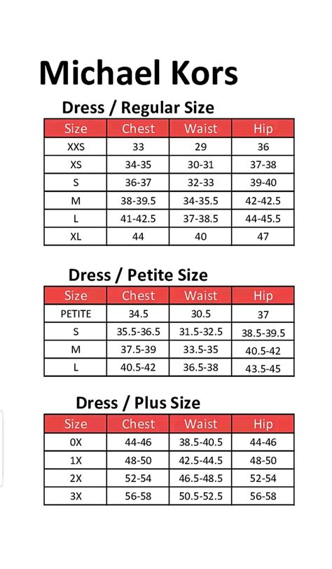 michael kors jeans size chart|michael kors pants size chart.